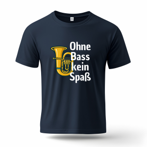 T-Shirt "Ohne Bass kein Spaß"