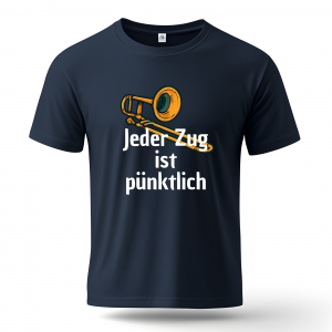 T-Shirt "Jeder Zug ist pünktlich"